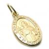 Medalha de So Judas Tadeu em ouro 18k - 2MEO0238
